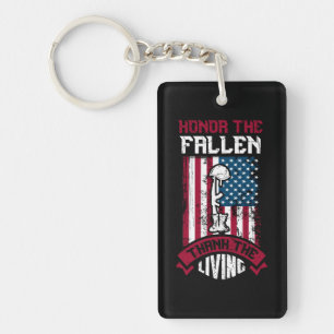 Honour The Fallen, Thank The Living Key Ring