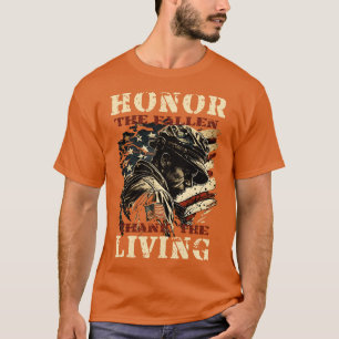 Honour The Fallen Thank The Living T-Shirt