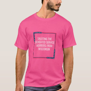 Honour the Fallen Veteran Themed Military Support T-Shirt