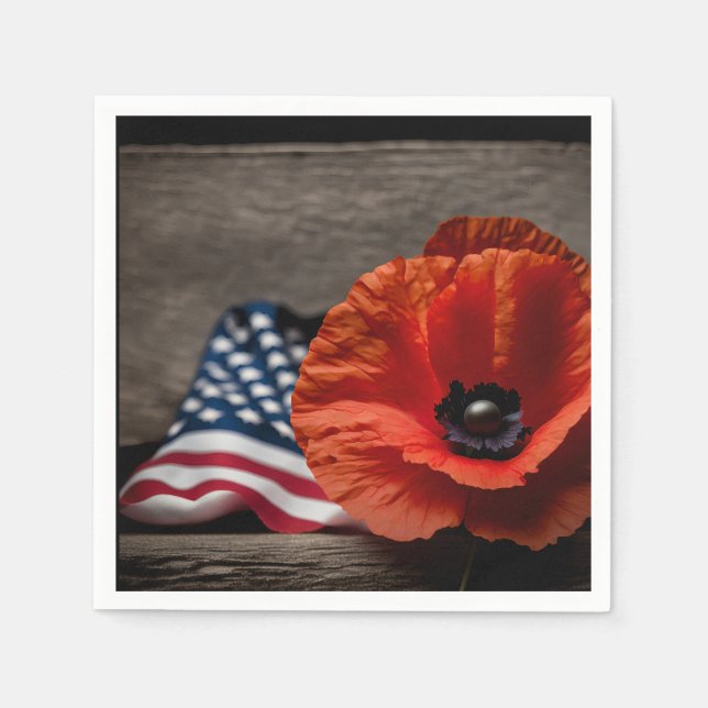Honour those that gave all  napkin (Front)