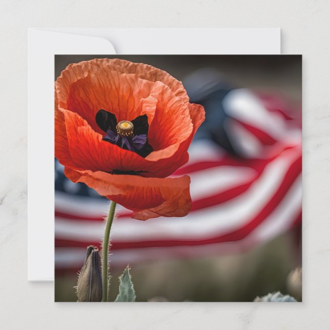 Honour those that gave all  thank you card (Front)
