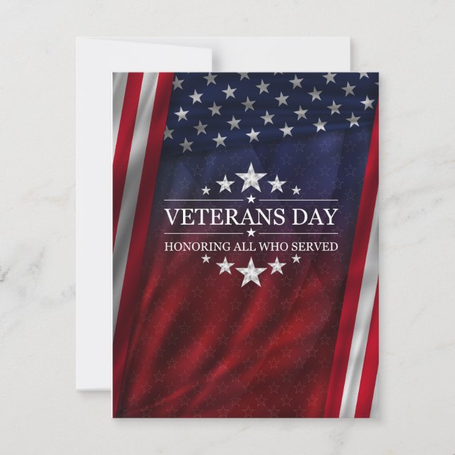 Honour those that served invitation (Front)