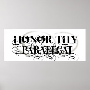 Honour Thy Paralegal Poster
