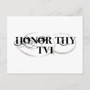 Honour Thy TVI Postcard