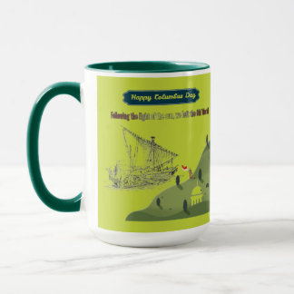 Honour to Columbus lemon Mug