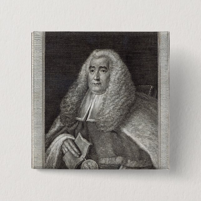 Honourable Mr Justice Blackstone 15 Cm Square Badge (Front)