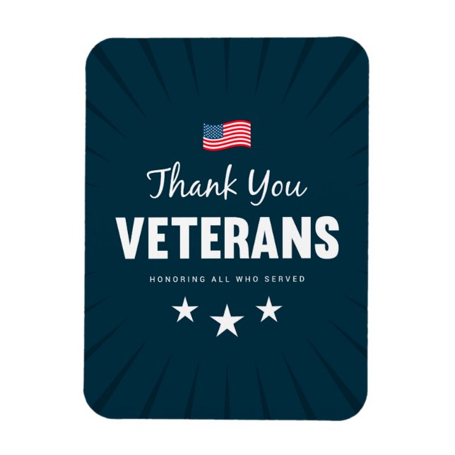 Honouring all who Served  Magnet (Vertical)