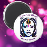 Honouring Black History Month Magnet<br><div class="desc">Decorate your refrigerator and write notes to it with your unique Magnet honouring Black History Month! </div>