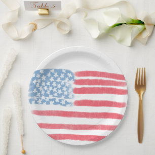 Honouring Heroes Veterans Day Celebration Paper Plate
