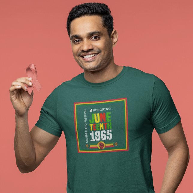 Honouring Juneteenth 1865-Celebrating Freedom T-Shirt (Creator Uploaded)