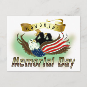 Honouring Memorial Day Postcard