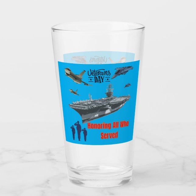 Honouring mighty military azure glass (Front)