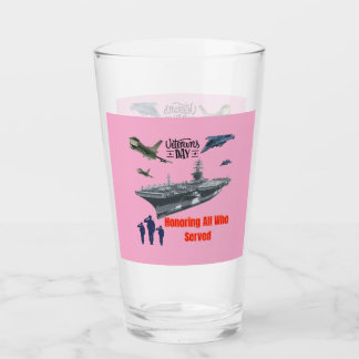 Honouring mighty military pink glass