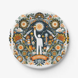 honouring National Energy Conservation Day Paper Plate
