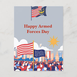 "Honouring Our Heroes: Armed Forces Day Celebratio Postcard