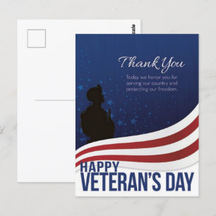 Honouring Our Heroes This Veterans Day 2025 Postcard