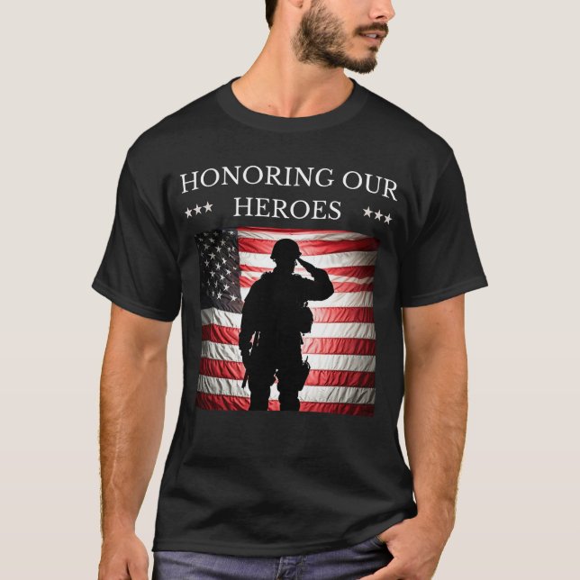 Honouring Our Herous Honouring the Brave T-Shirt (Front)
