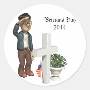 Honouring our Vets - Classic Round Sticker