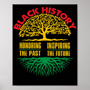 Honouring Past Inspiring Black History Month Poster