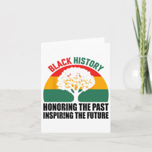 Honouring Past Inspiring Future Black History Mont Card