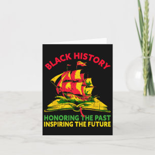 Honouring Past Inspiring Future Black History Mont Card