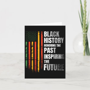 Honouring Past Inspiring Future Black History Mont Card