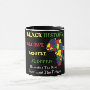Honouring Past Inspiring Future Black History Mont Mug