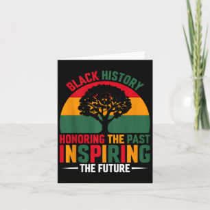Honouring Past Inspiring Future Men Women Black Hi Card