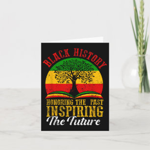 Honouring Past Inspiring Future Men Women Black Hi Card