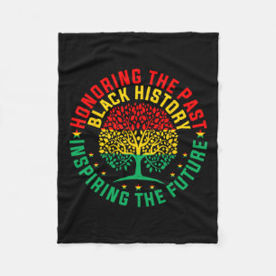 Honouring Past Inspiring Future Men Women Black Hi Fleece Blanket