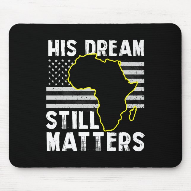 Honouring Past Inspiring Future Men Women Black Hi Mouse Mat (Front)