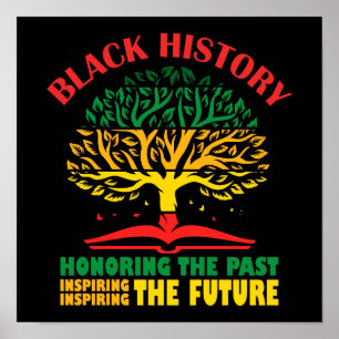 Honouring Past Inspiring The Future Black History  Poster