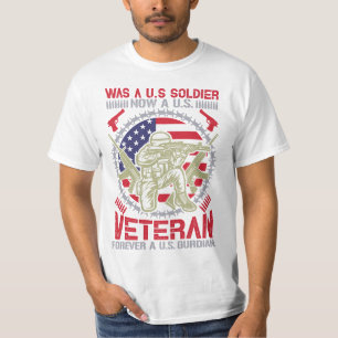 Honouring Service US Soldier Veteran to Guardian T-Shirt