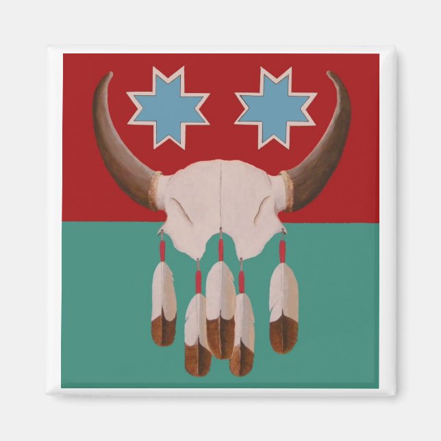 Honouring the Buffalo Spirit Magnet (Front)