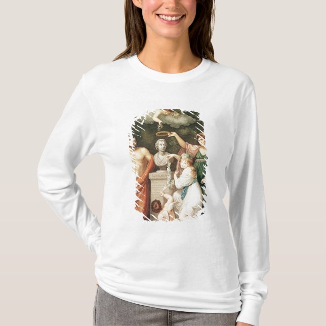 Honouring the Bust of Linnaeus T-Shirt (Front)