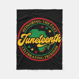 Honouring The Past Celebrating Freedom Junteenth 1 Fleece Blanket