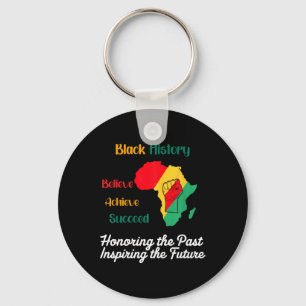 Honouring The Past Inspiring Future Men Women Blac Key Ring
