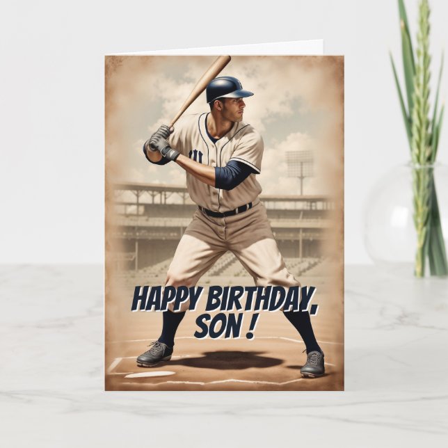 Honouring Tradition Birthday Card for Son (Front)