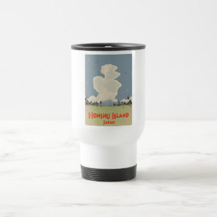 Honshu Island,Japan travel poster Mug