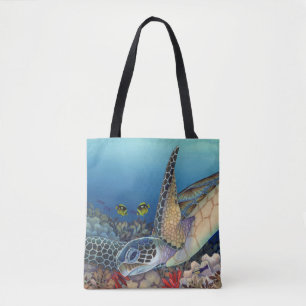 Honu (Green Sea Turtle) Tote Bag