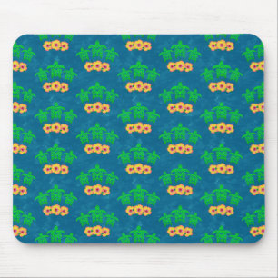 Honu Hawaiian Tribal Green Sea Turtles Mouse Mat