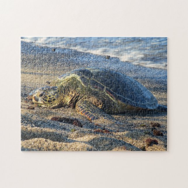 Honu on the warm Sand Jigsaw Puzzle (Horizontal)
