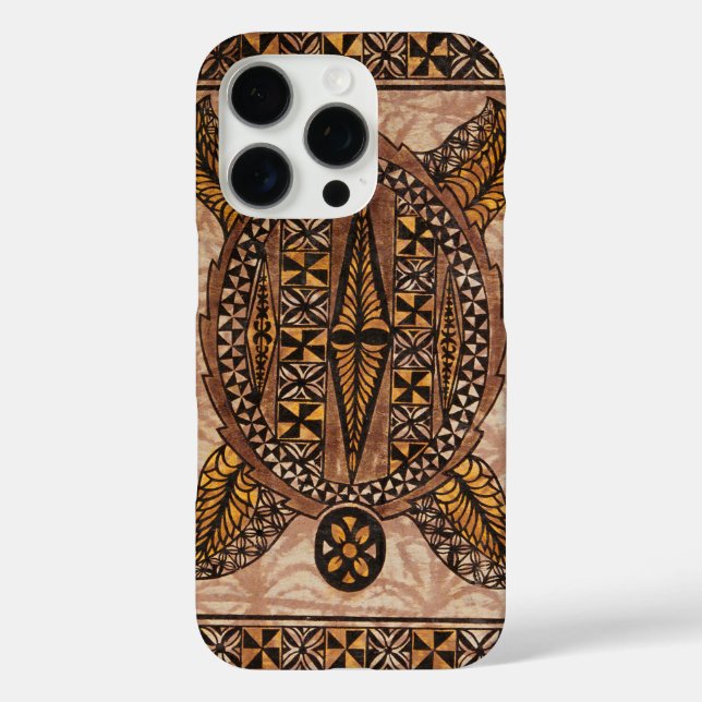 Honu Primitive Hawaiian Tattoo Tapa Case-Mate iPho Case-Mate iPhone Case (Back)