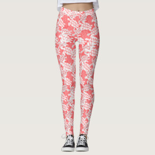 Honu Sea Turtle Hawaiian Aloha Guava Leggings