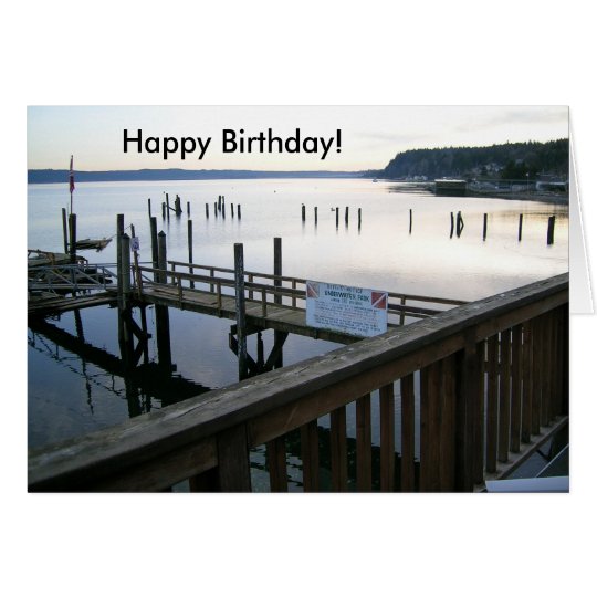 Hood Canal Happy Birthday! Card