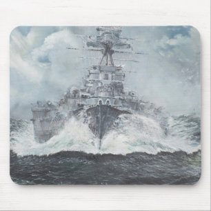 Hood heads for Bismarck 23rdMay 1941. 2014 Mouse Mat