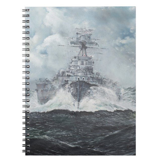 Hood heads for Bismarck 23rdMay 1941. 2014 Notebook (Front)