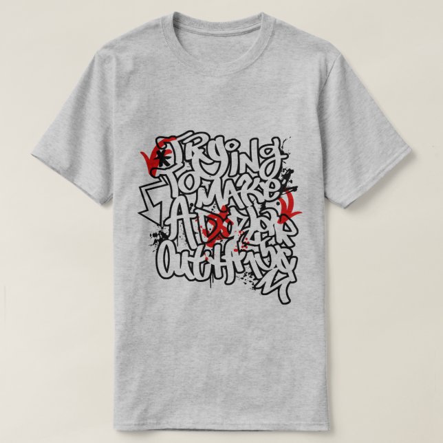 Hood Motivation T-Shirt (Design Front)