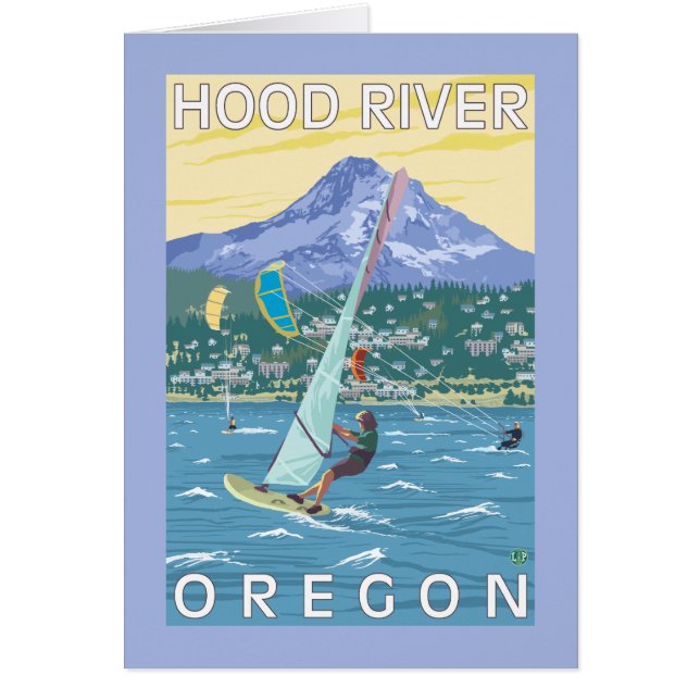 Hood River, ORWind Surfers & Kite Boarders (Front)