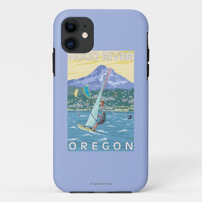 Hood River, ORWind Surfers & Kite Boarders Case-Mate iPhone Case (Back)